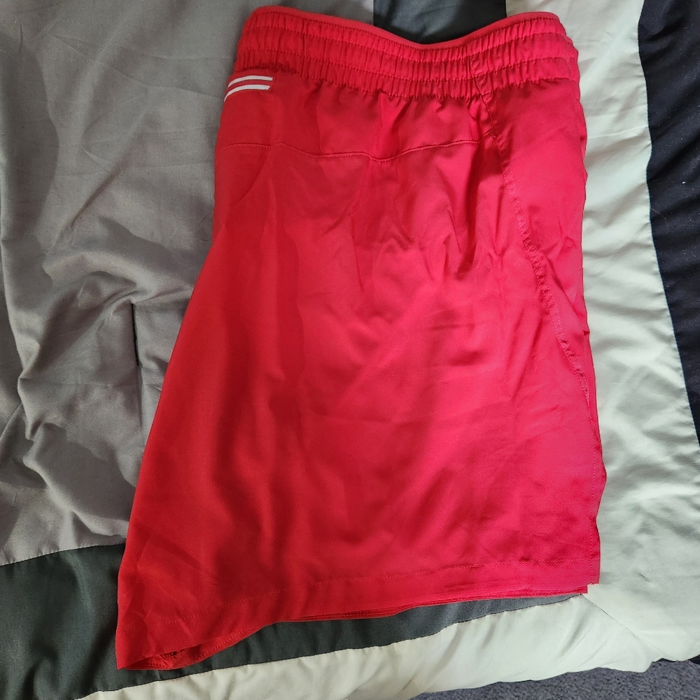 JustFab Red Running Shorts NWT
